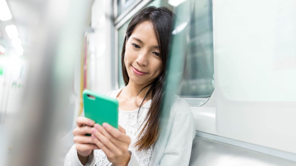 subway passenger phone