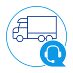 transportation ccaas icons logistic