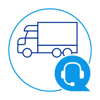transportation ccaas icons logistic